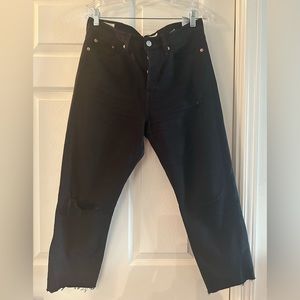 LEVIS WEDGIE denim cropped